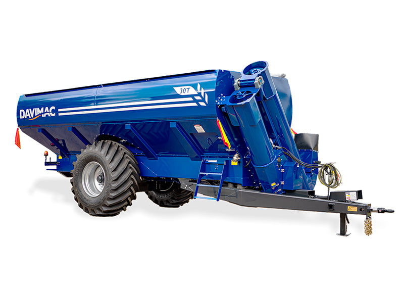 Single axle chaser bin cut out from the right hand side